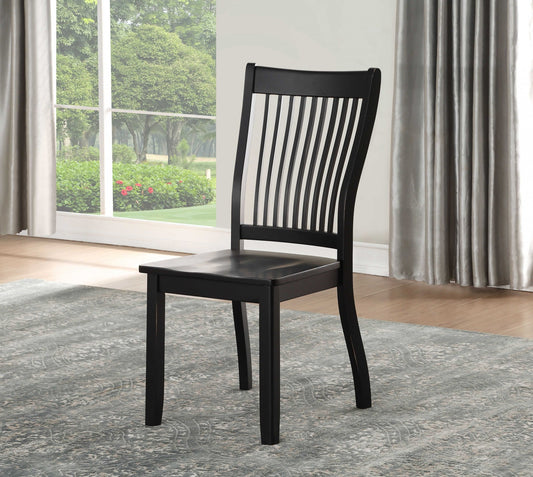 Black - Side Chair (Set-2)- 318943