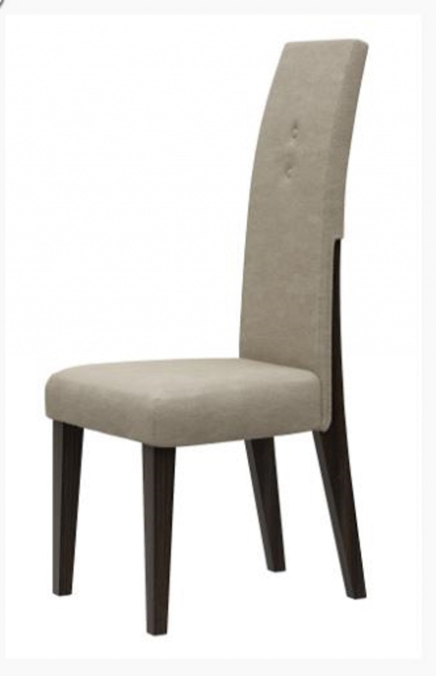 Set Of 2 Espresso Brown Alder Polyurethane Ladder Back Dining Chairs- 329672