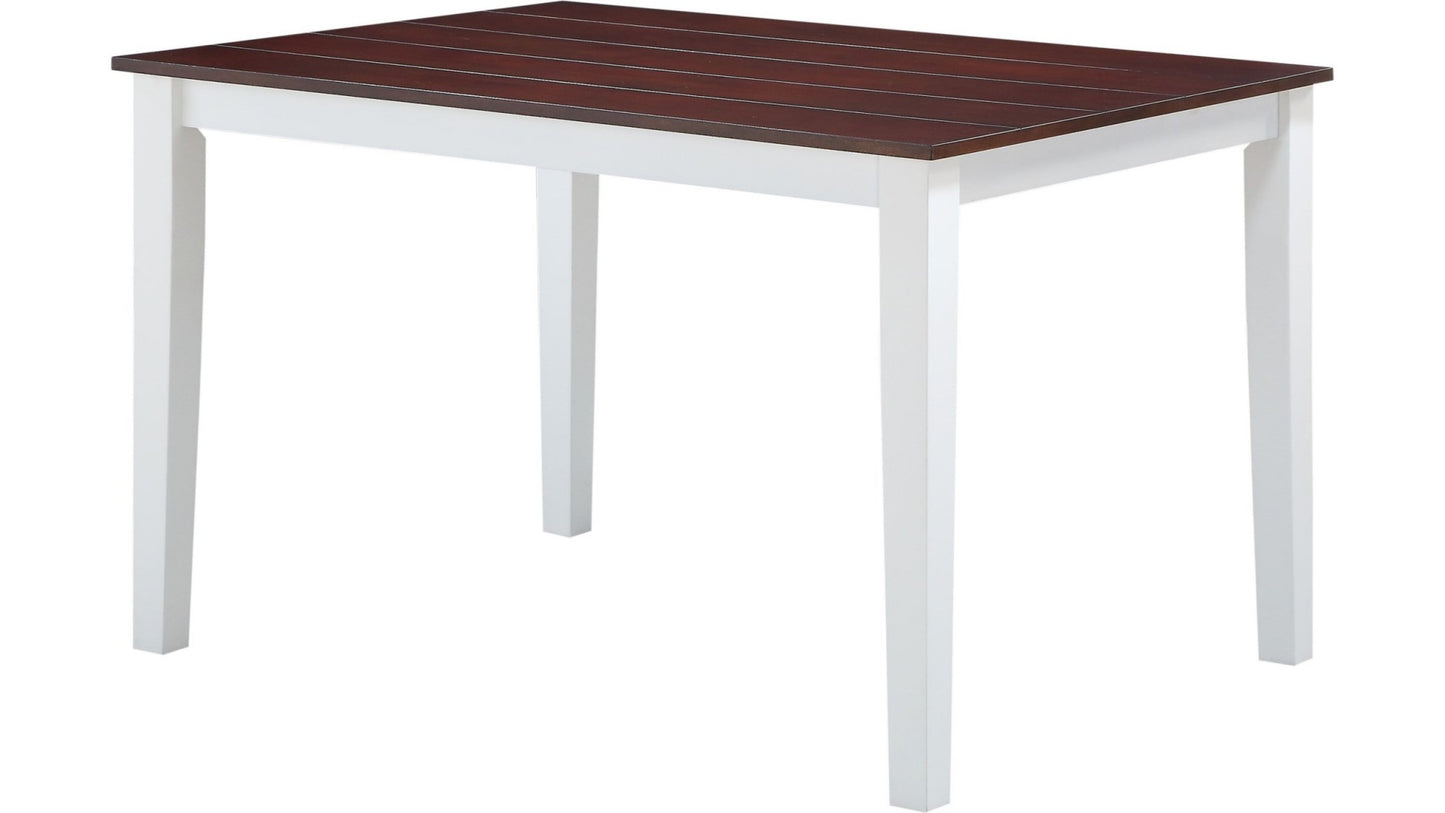 White Walnut Wood 5Pc Pk Dining Set-347368