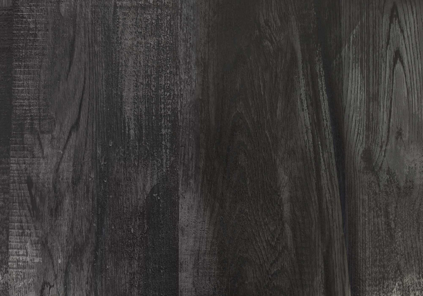 Black Reclaimed Wood-Look Dining Table- 366057