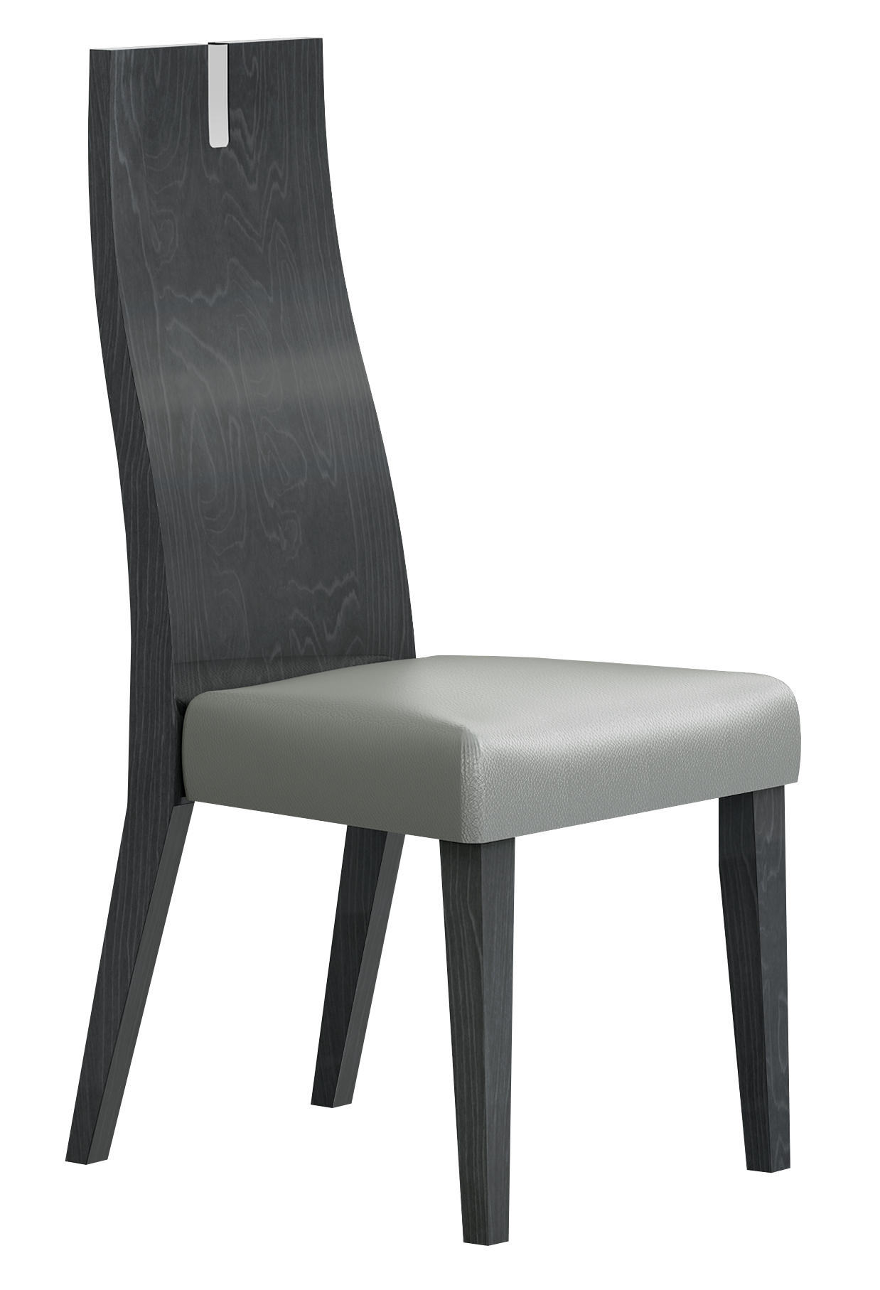 Set Of 2 Chair Faux Leather Metal Dining Chairs- 370676