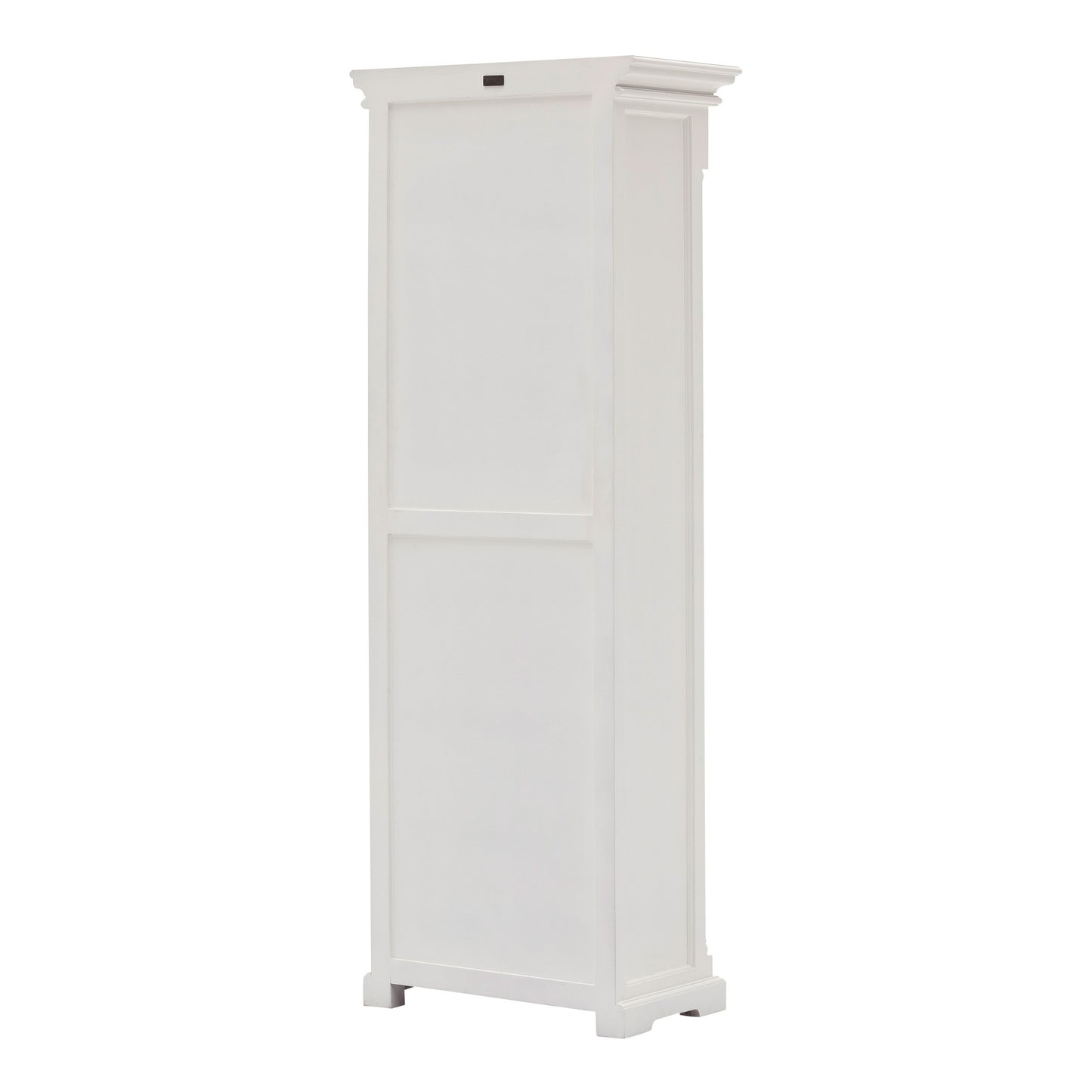 Traditional White And Glass Door Storage Cabinet- 397833
