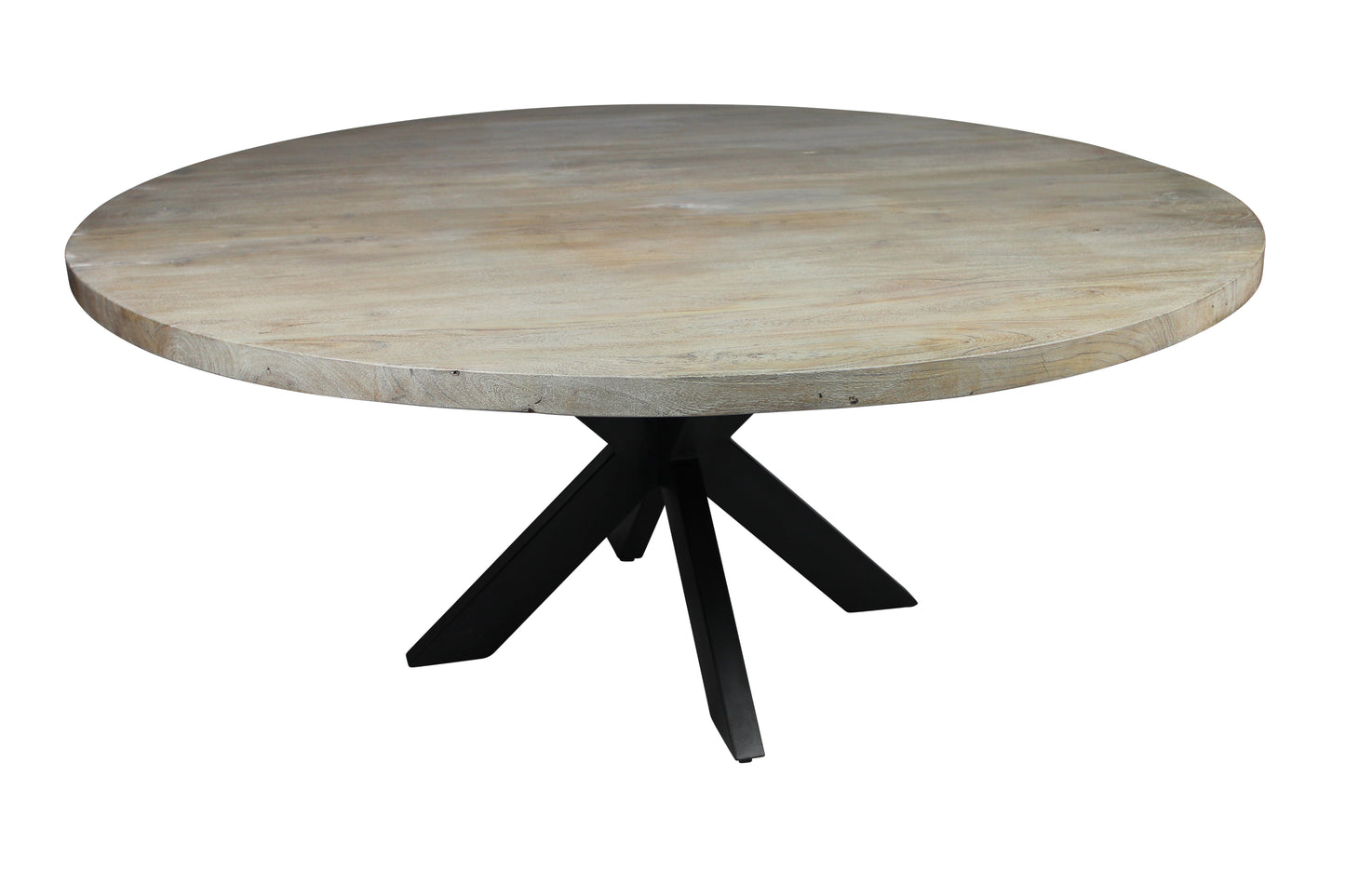 Felix 7-Piece Dining Set With 72" Mango Wood Dining Table And 6 Cleo Mink Chairs - 489556