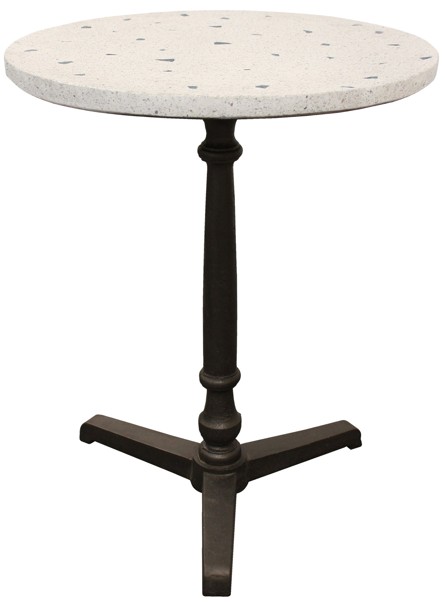 Sheridan 3-Piece Dining Set With 24" Stone Top Table, Ivory And 2 Blush Chairs - 489573