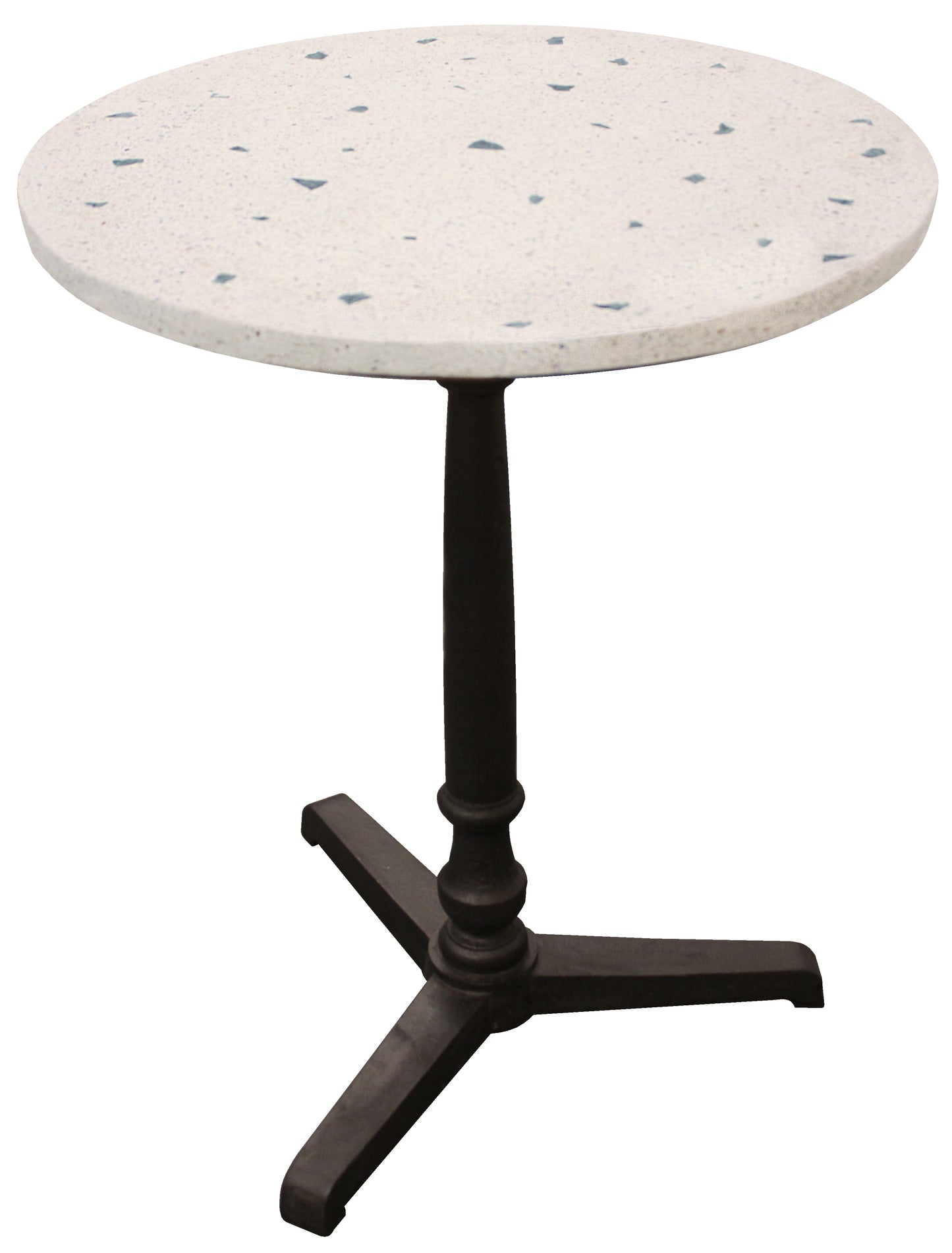Sheridan 3-Piece Dining Set With 24" Stone Top Table, Ivory And 2 Blush Chairs - 489573