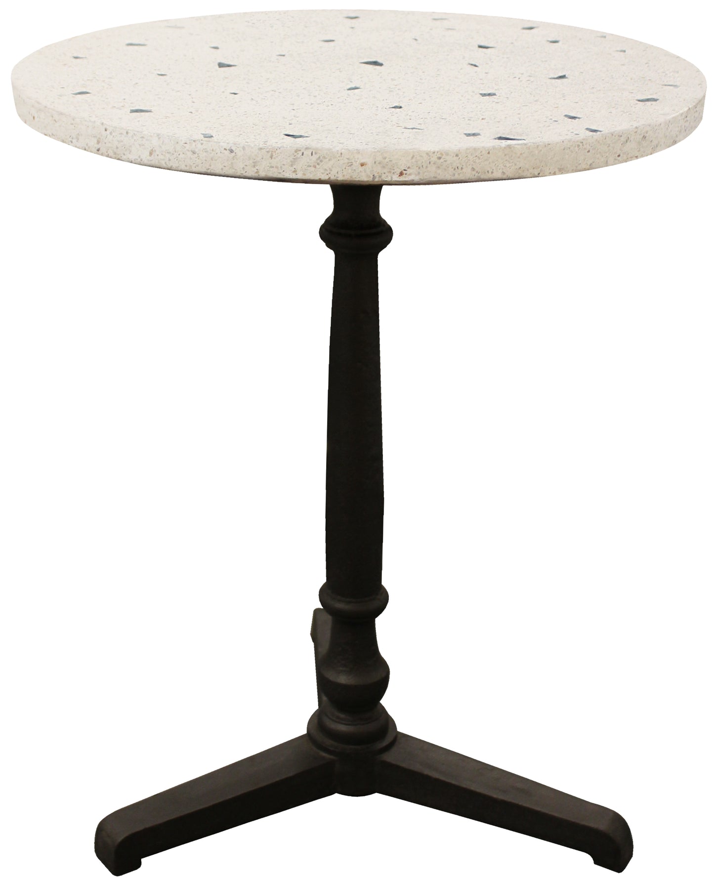 Sheridan 3-Piece Dining Set With 24" Stone Top Table, Ivory And 2 Blush Chairs - 489573