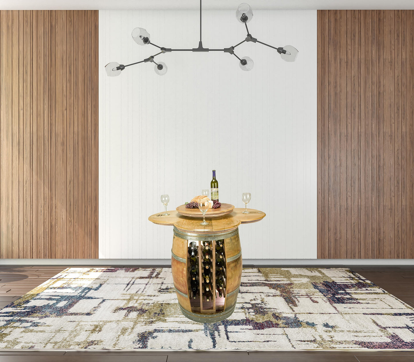Wine Barrel Table Set: Rack Base - 518606