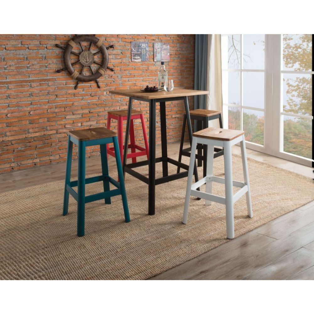 Jacotte Bar Table, Natural & Black - 72330