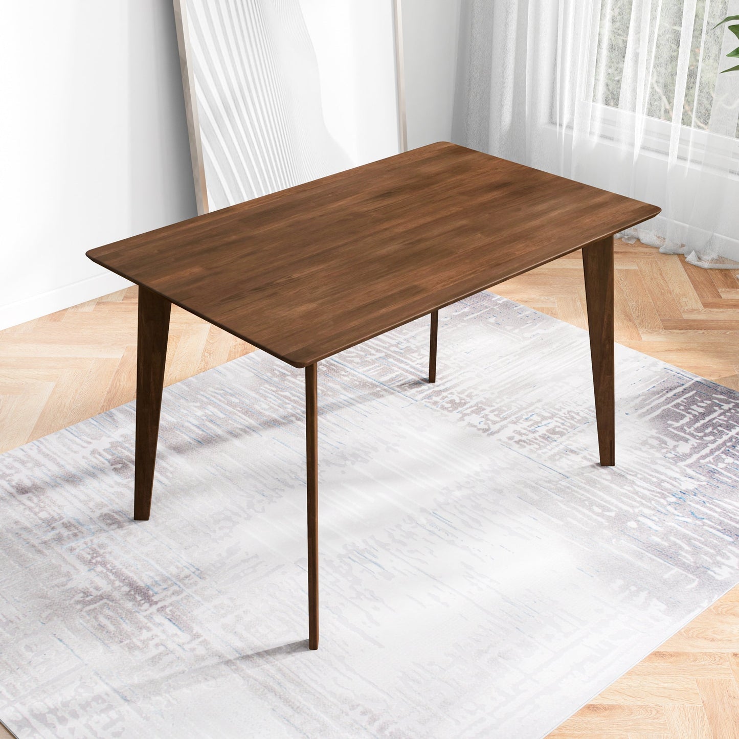 Carlos Walnut Small Dining Table | Ashcroft Furniture | Houston TX | The Best Drop shipping Supplier in the USA