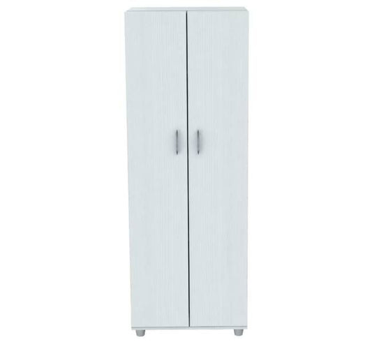 66" White Laminated Wood Pantry Or Storage Cabinet- 249838