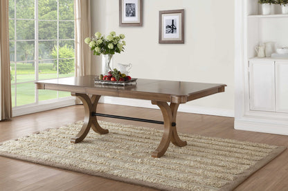 Gray Oak Dining Table- 318936