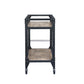 Black Metal Serving Cart-319144