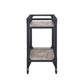 Black Metal Serving Cart-319144