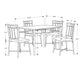 Cappuccino Microfiber Foam And Mdf 5Pcs Dining Set-332573