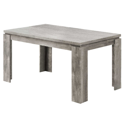 Grey Reclaimed Wood Look Dining Table-355695