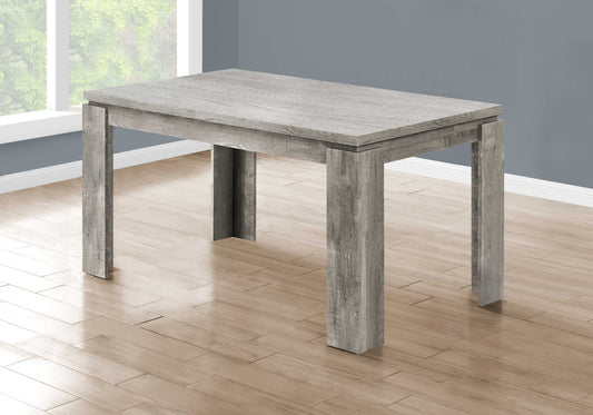 Grey Reclaimed Wood Look Dining Table-355695