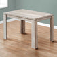 Taupe Reclaimed Wood-Look Dining Table