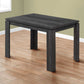 Black Reclaimed Wood-Look Dining Table- 366057