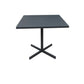 Grey Steel Dining Table