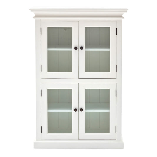 Classic White Two Level Storage Cabinet- 397840