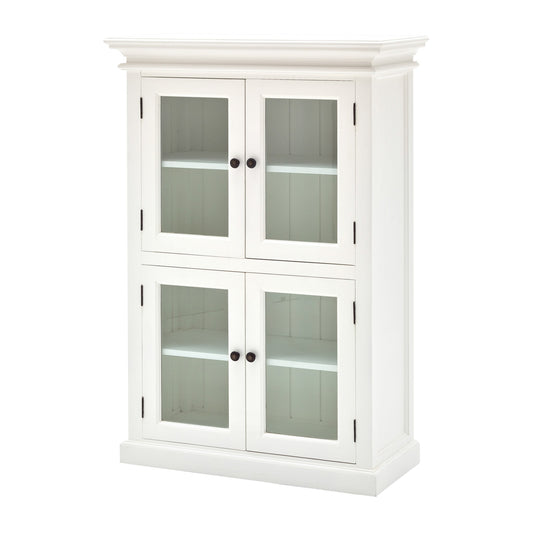 Classic White Two Level Storage Cabinet- 397840