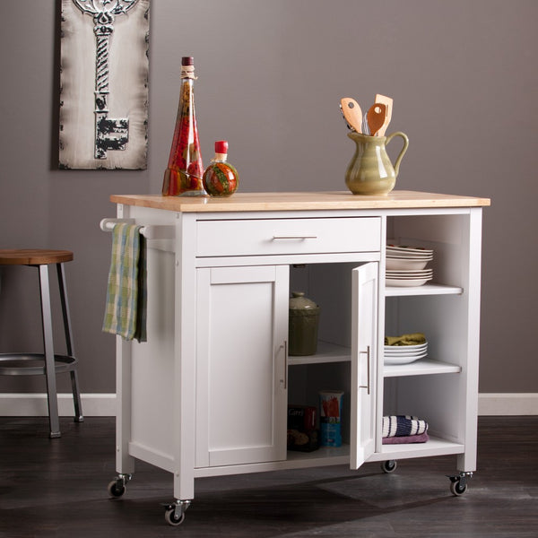 Martinville Kitchen Cart - White- 402544