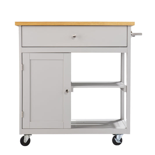 Rolling Kitchen Island W/ Storage-402561