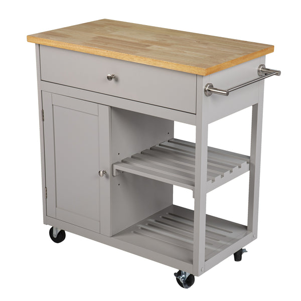 Rolling Kitchen Island W/ Storage-402561