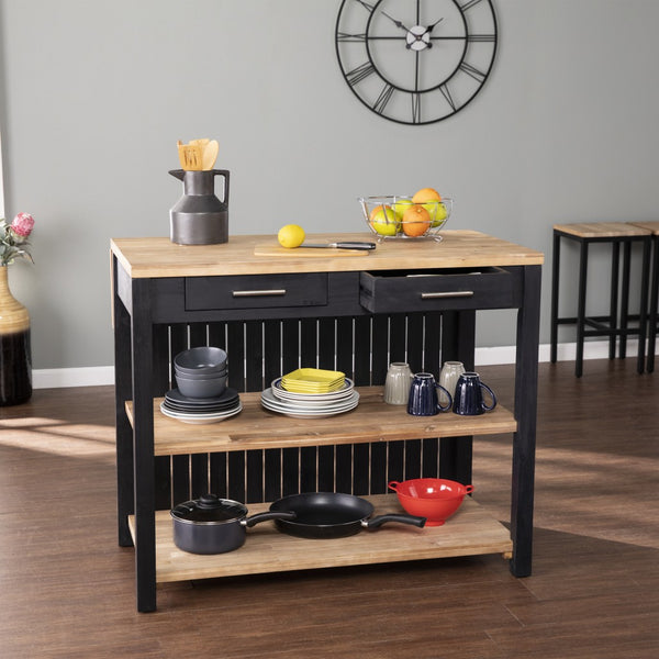 Berinsly Expandable Freestanding Kitchen Island- 402576