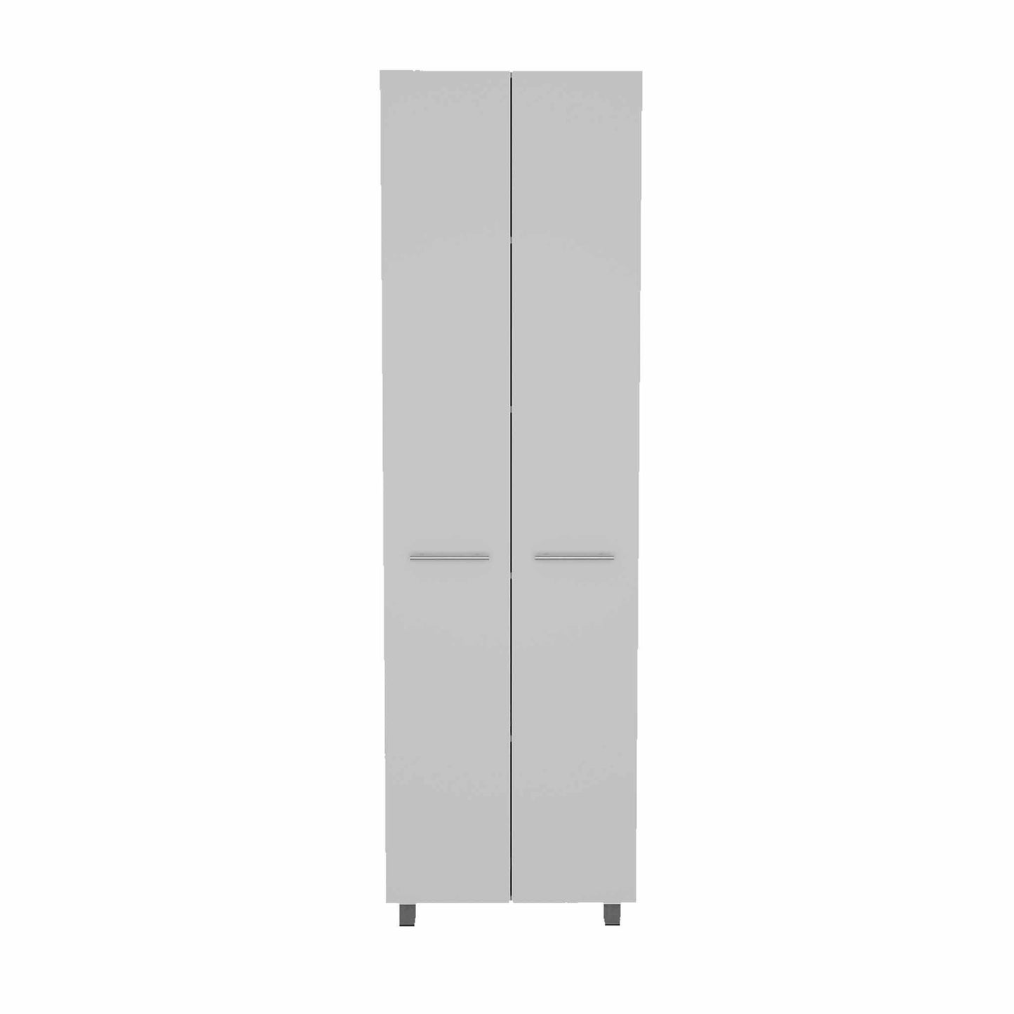 78" Modern White Pantry Cabinet With Two Full Size Doors- 403769