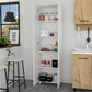 78" Modern White Pantry Cabinet With Two Full Size Doors- 403769