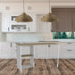 Sleek And Modern White And Light Oak Kitchen Island-477876