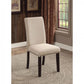 Dodson I Transitional Side Chair, Black And Ivory, Set Of 2 - BM131128