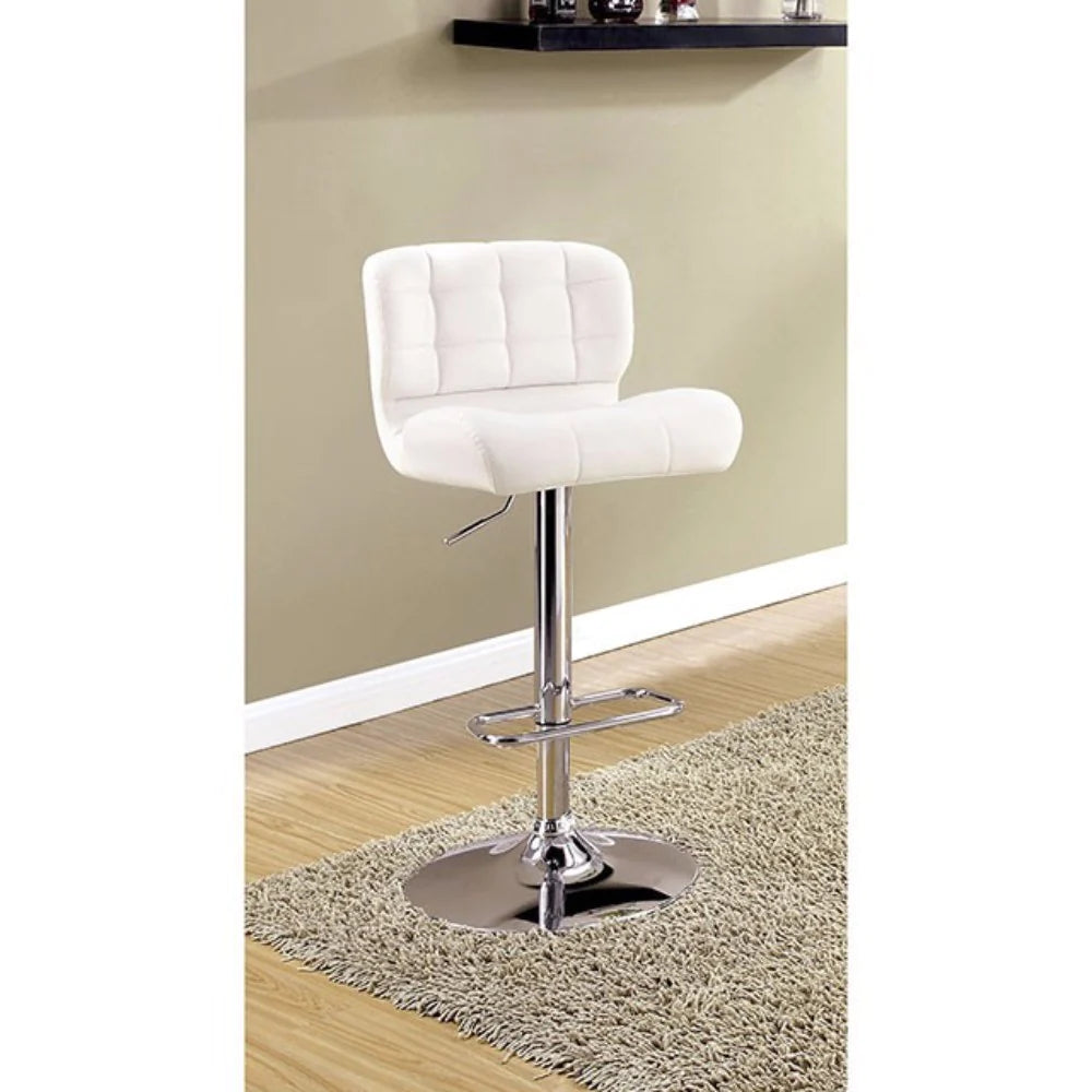 BM131945 Kori Contemporary Bar Chair, White Finish