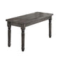 Weathered Looking Dining Table, Gray - BM157230