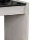 Wooden Counter Height Bench With Lift Top Seat, White And Black - BM204861
