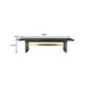 Cid Coe 71 Inch Modern Dining Bench, Wood Seat, Concrete Base, Gray - BM279472