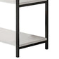 39 Inch Console Sideboard Table With Shelves And Drawer, White, Green - BM293173