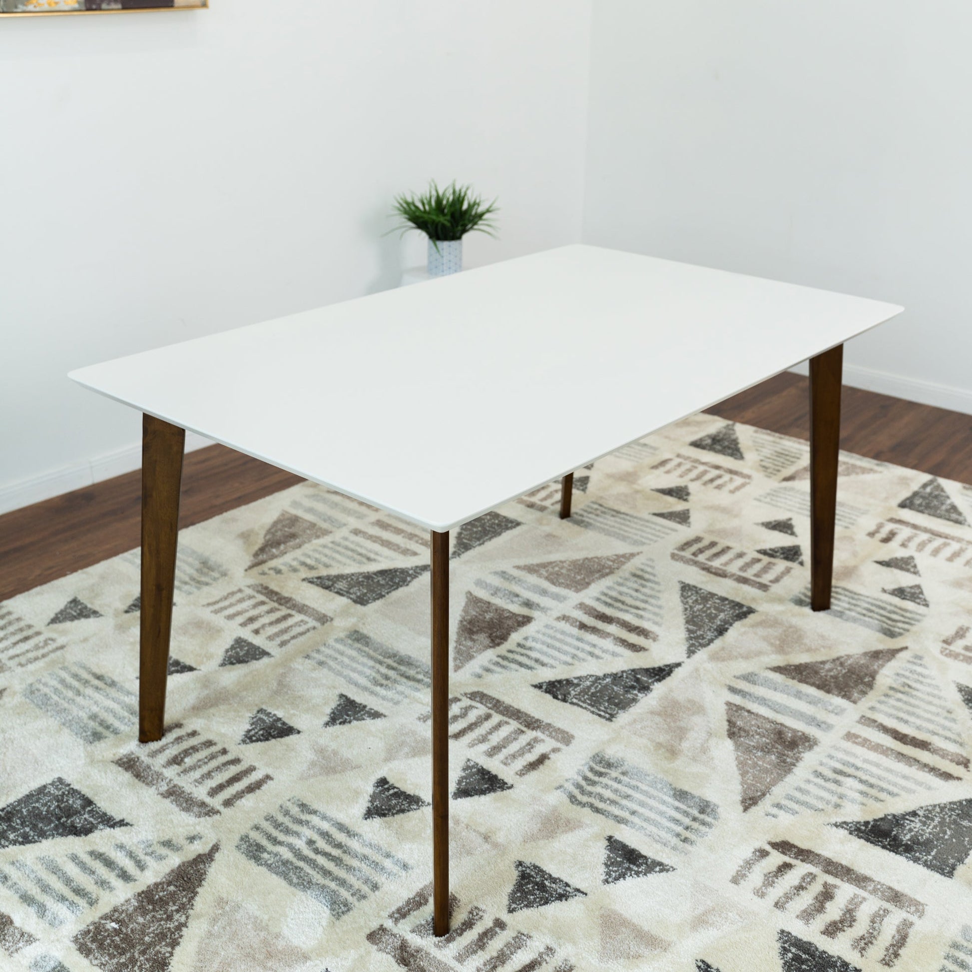 Carlos Dining Table White (Large) | Ashcroft Furniture | Houston TX | The Best Drop shipping Supplier in the USA