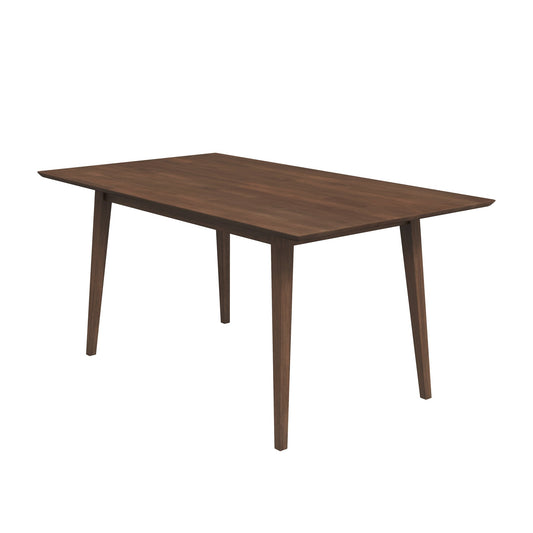 Mary Modern Style Solid Wood Walnut 63" Large Rectangular Dining Kitchen Table | Ashcroft Furniture Co | Best furniture dropshipping supplier in the USA|