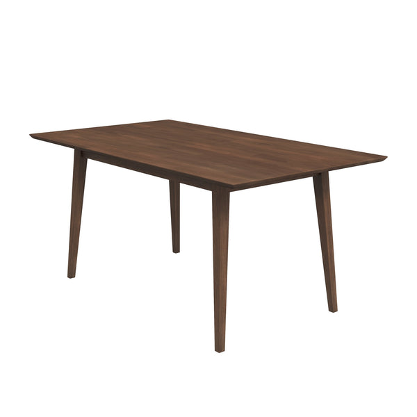 Mary Modern Style Solid Wood Walnut 63 Large Rectangular Dining Kitchen Table | Ashcroft Furniture Co | Best furniture dropshipping supplier in the USA|