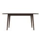 Mary Modern Style Solid Wood Walnut 63" Large Rectangular Dining Kitchen Table | Ashcroft Furniture Co | Best furniture dropshipping supplier in the USA|