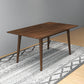 Mary Modern Style Solid Wood Walnut 63" Large Rectangular Dining Kitchen Table | Ashcroft Furniture Co | Best furniture dropshipping supplier in the USA|