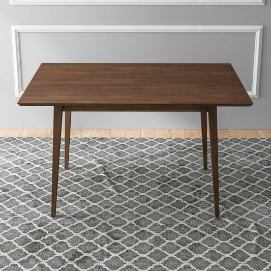 Mary Modern Style Solid Wood Walnut 47" Rectangular Dining Kitchen Table | Ashcroft Furniture Co | Best furniture dropshipping supplier in the USA|