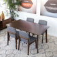 Carlos Dining set - 4 Crystal Dark Gray Chairs Large | Ashcroft Furniture | TX | The Best Drop shipping Supplier in the USA