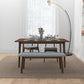 Carlos Small Bench Gray Fabric | Ashcroft Furniture | Houston TX | The Best Drop shipping Supplier in the USA