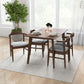 Dining Set, Carlos Small Walnut Table with 4 Daisy Gray Chairs | Ashcroft Furniture | Houston TX | The Best Drop shipping Supplier in the USA
